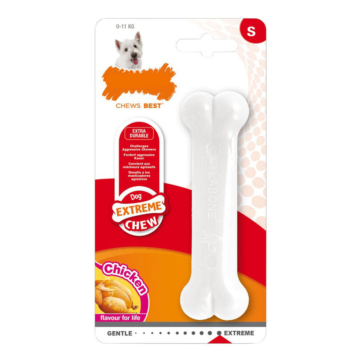 Dog chewing toy Nylabone Extreme Chew Size L Chicken Nylon - Hilman kauppa
