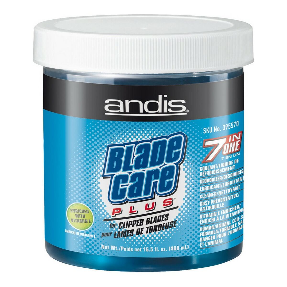 Coolant Andis 7 in 1 Cleaner Jar (488 ml) - Hilman kauppa