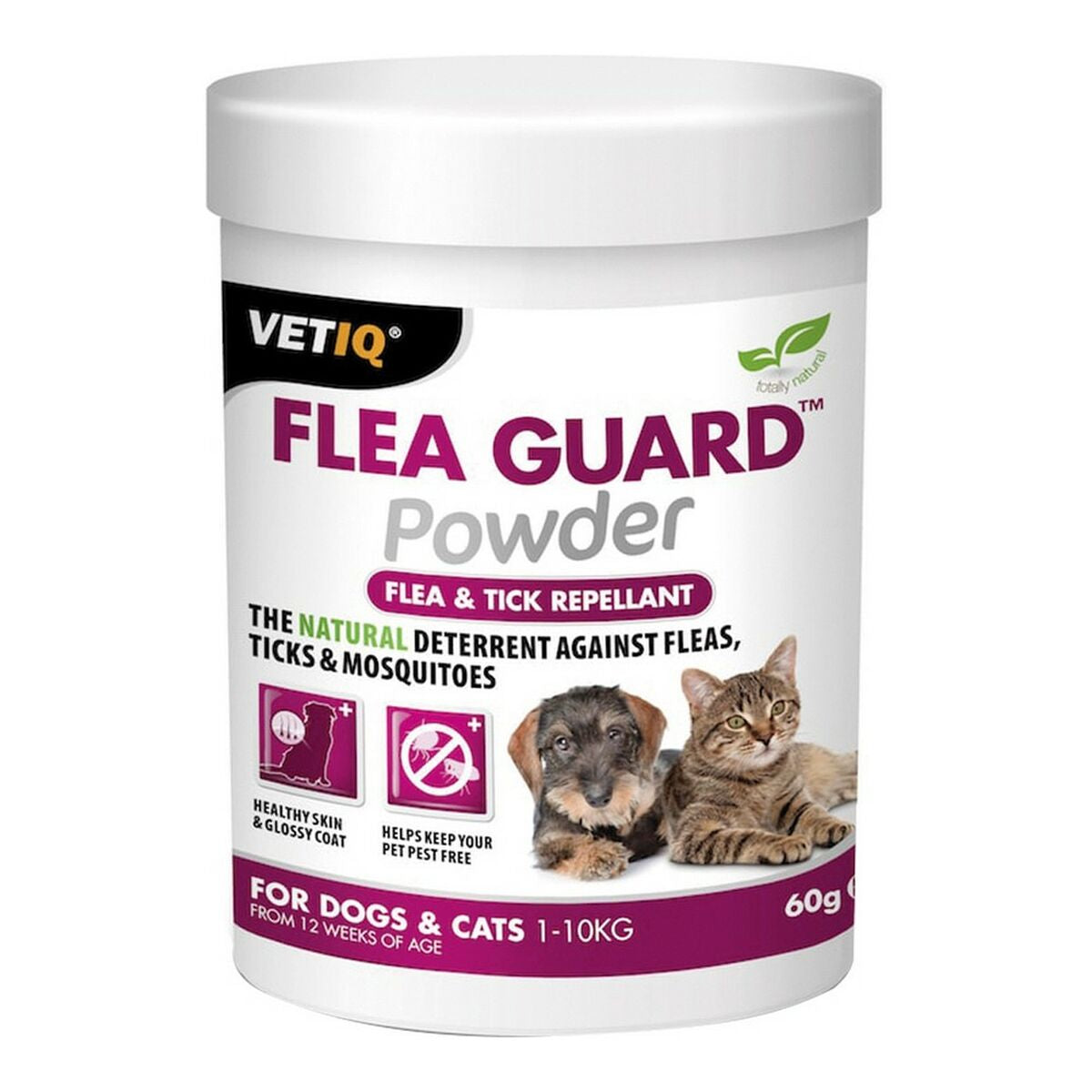 Insect control Planet Line Flea Guard Powder Cats Dog (60 g) - Hilman kauppa