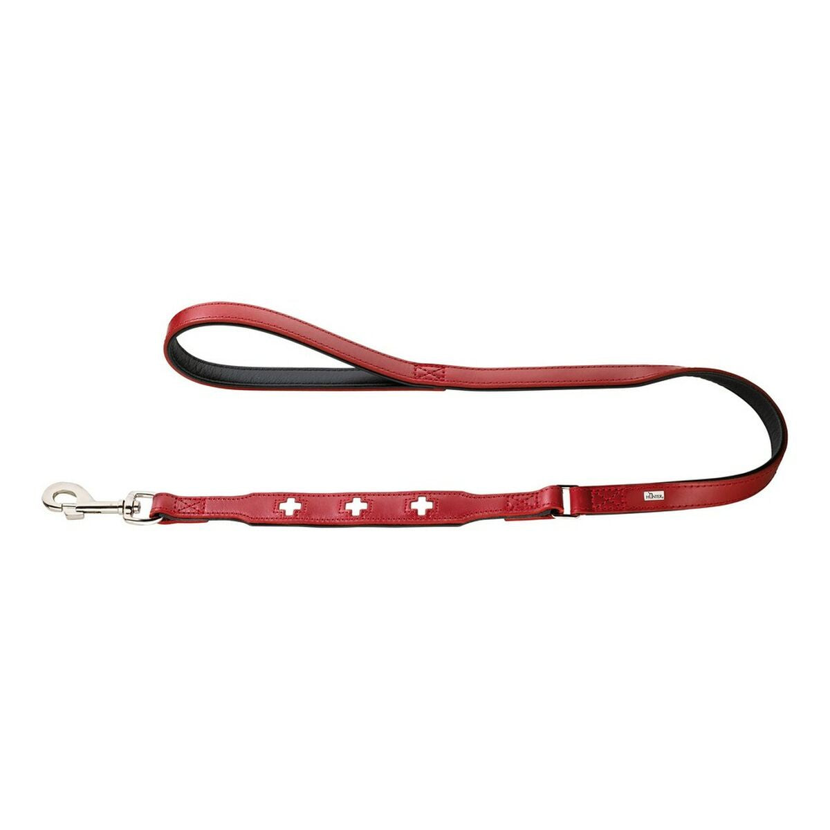 Dog Lead Hunter Swiss Red/Black (100 cm) - Hilman kauppa