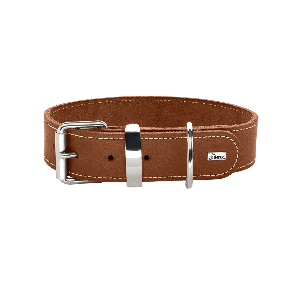 Dog collar Hunter Aalborg Special Cognac (36-44 cm) - Hilman kauppa
