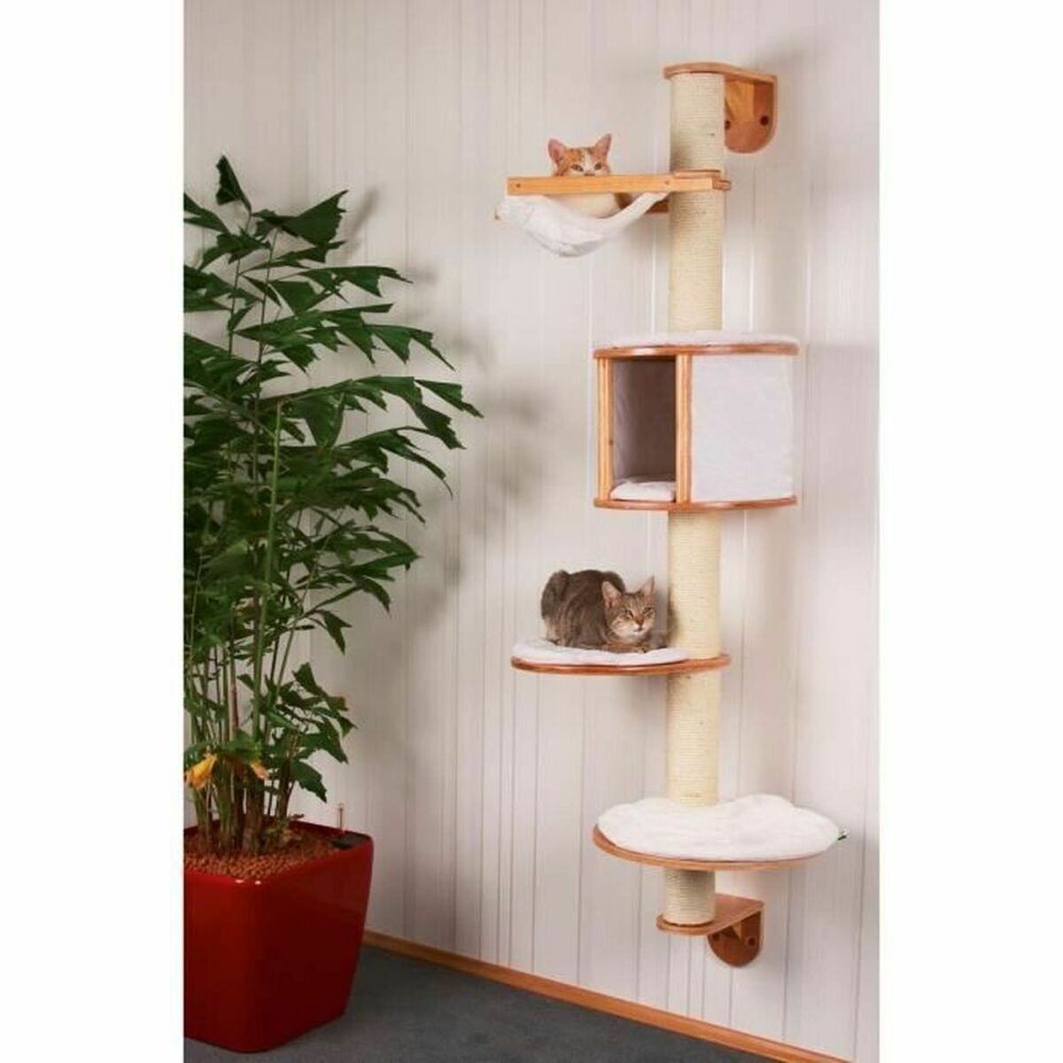 Scratching Post for Cats Kerbl White 168 cm - Hilman kauppa