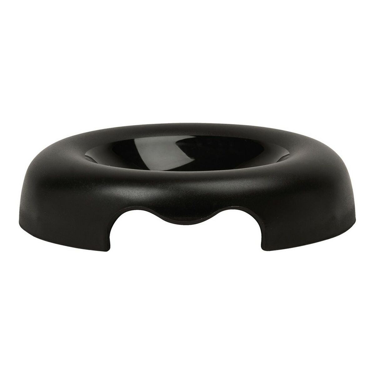 Cat Feeder United Pets Kitty Black 18 cm - Hilman kauppa