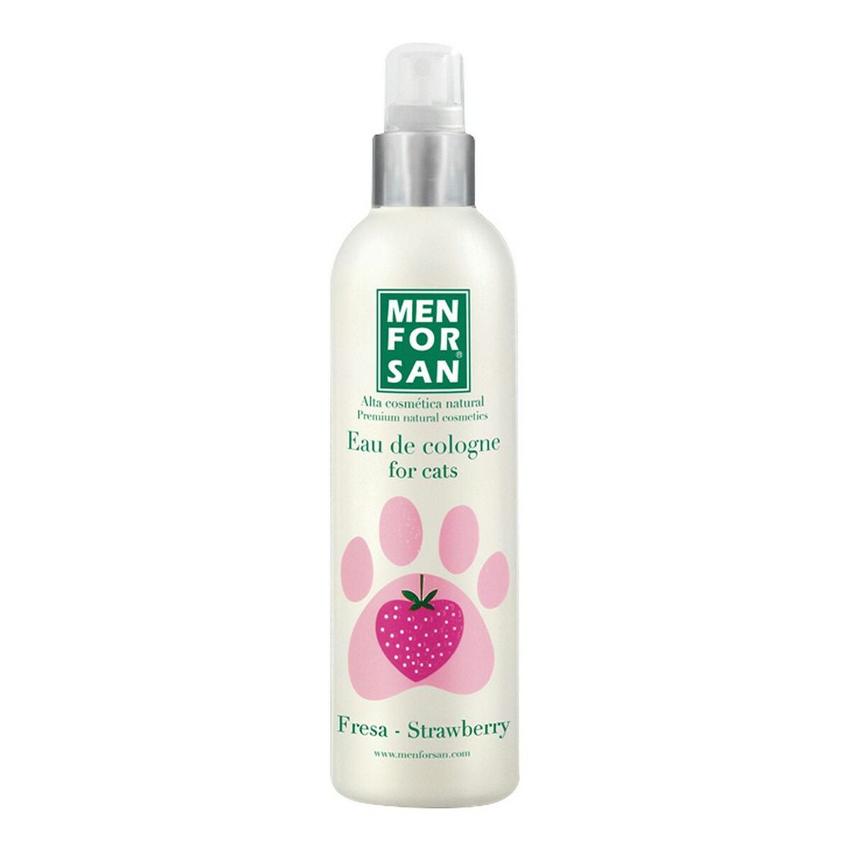 Eau de Cologne Menforsan Cat Strawberry 125 ml - Hilman kauppa