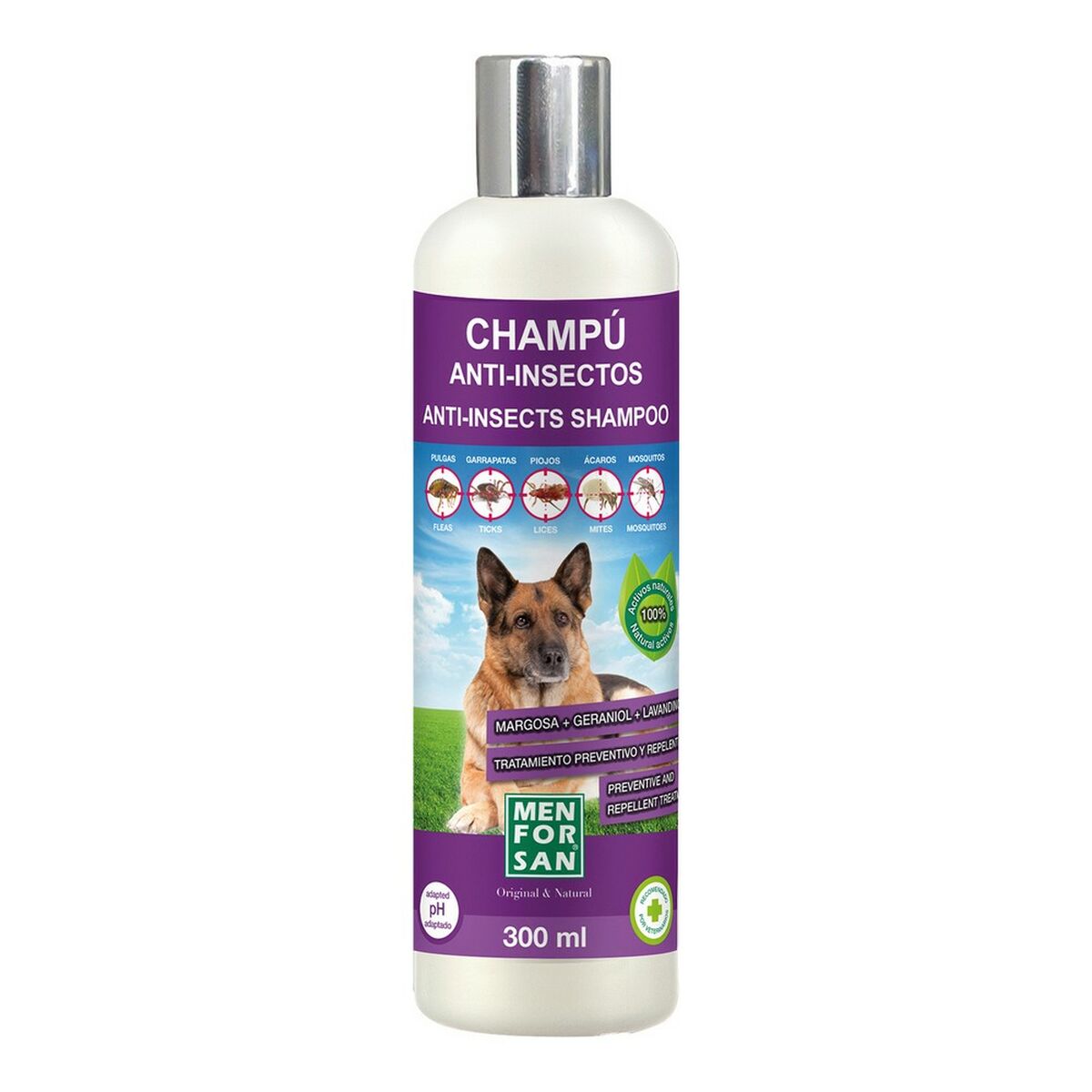 Shampoo Menforsan Dog Insect repellant 300 ml - Hilman kauppa