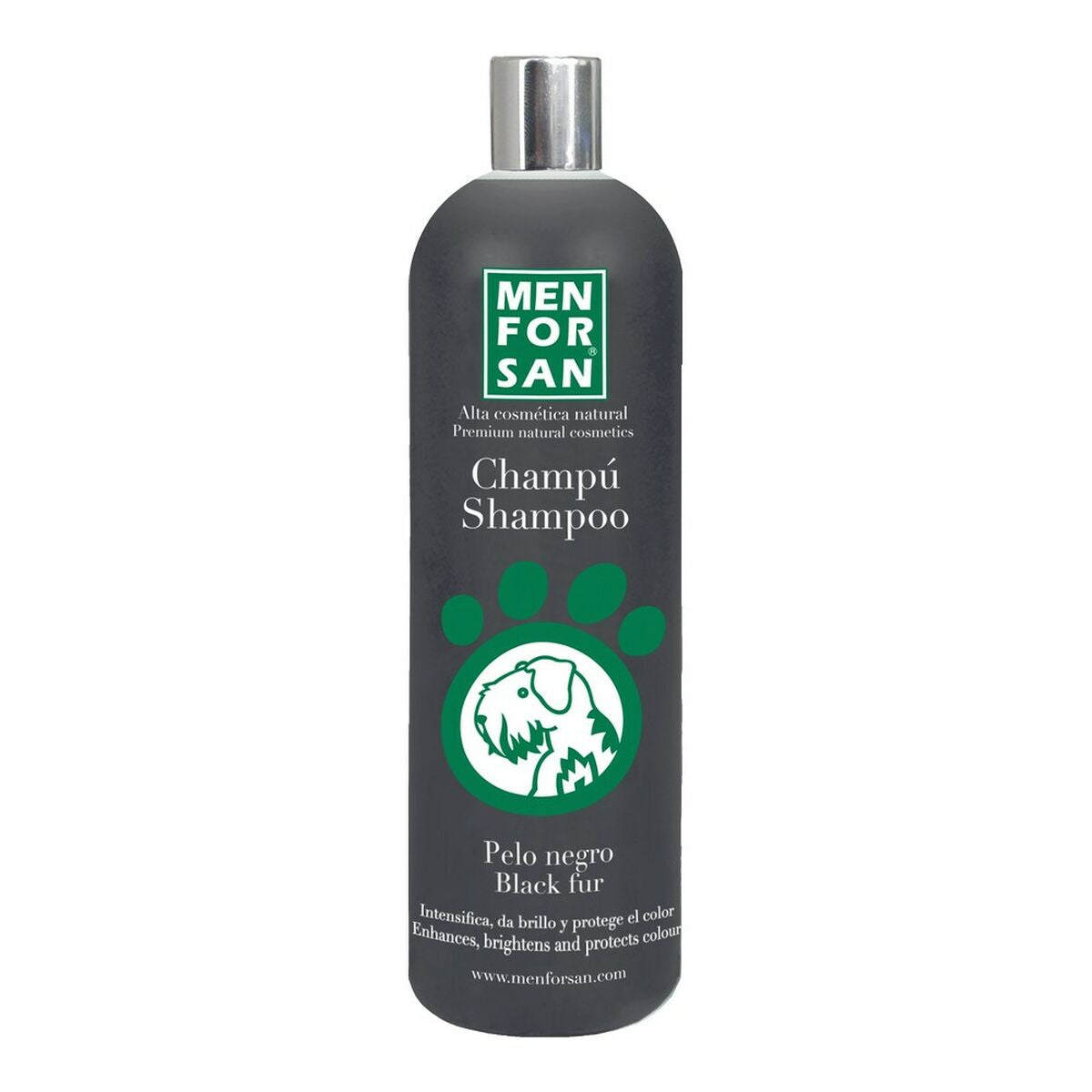 Shampoo Menforsan Dog Dark Hair 1 L - Hilman kauppa