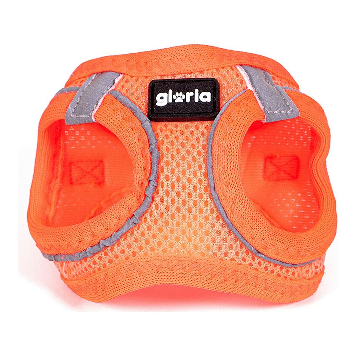 Dog Harness Gloria Air Mesh Trek Star Adjustable Orange L (33,4-35 cm) - Hilman kauppa