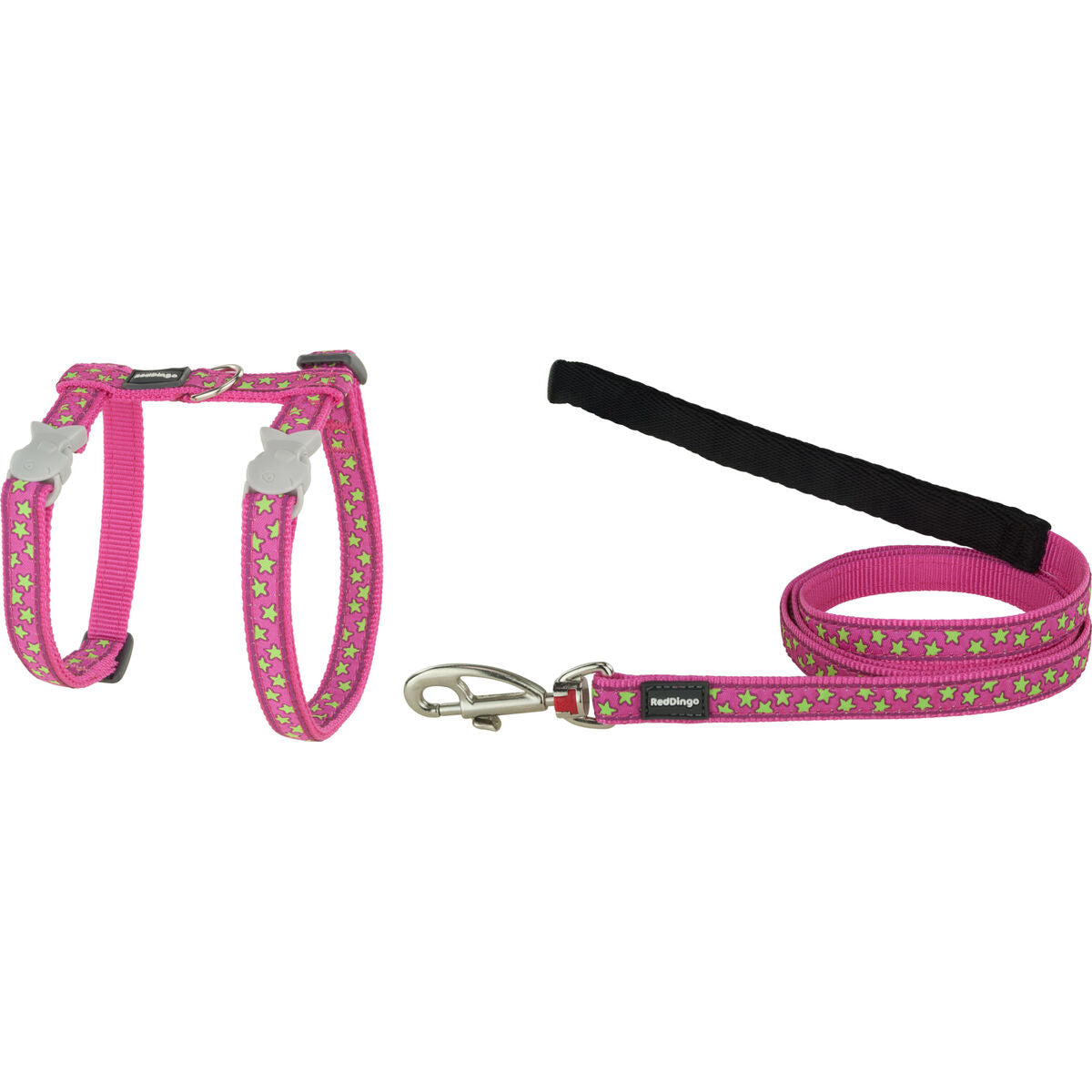 Dog Harness Red Dingo On Hot 21-35 cm Pink - Hilman kauppa