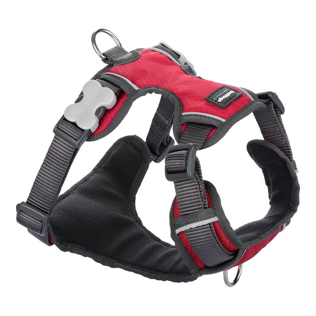Dog Harness Red Dingo Padded Red Size L - Hilman kauppa