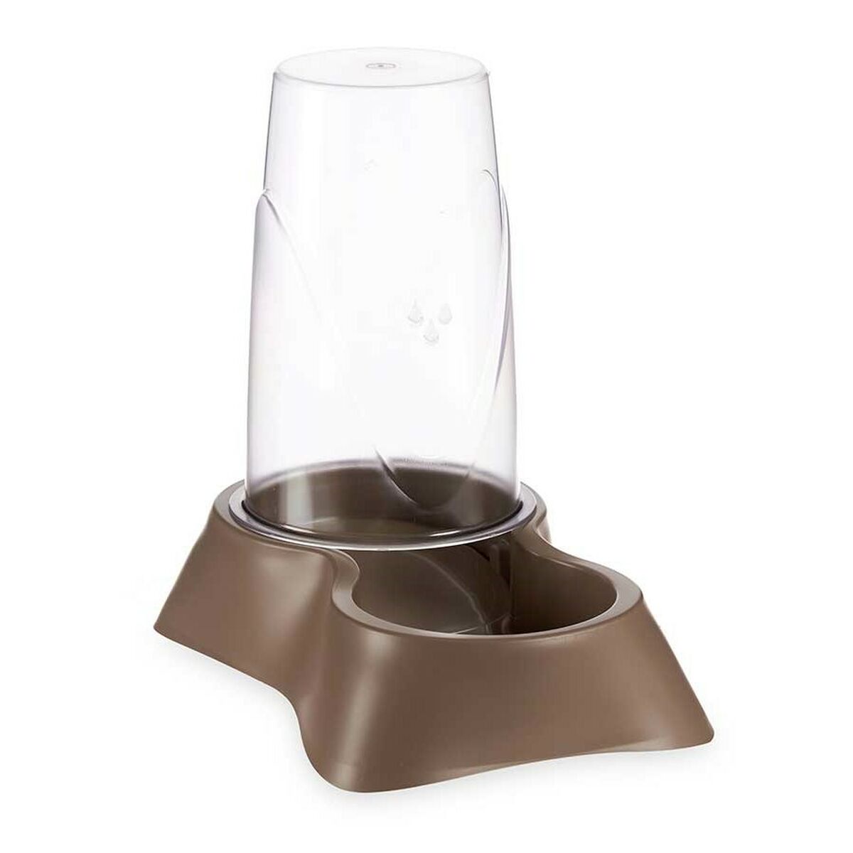 Pet feeding dish Dispenser Brown polypropylene 3,5 L 21,5 x 32,5 x 32,5 cm (4 Units) - Hilman kauppa
