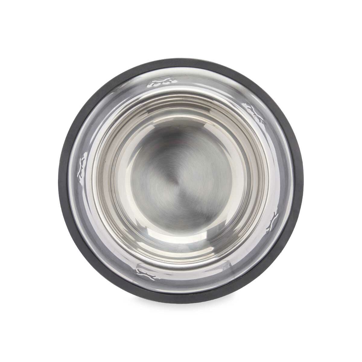 Dog Feeder Silver Grey Rubber Metal 22 x 6 x 22 cm (12 Units) - Hilman kauppa