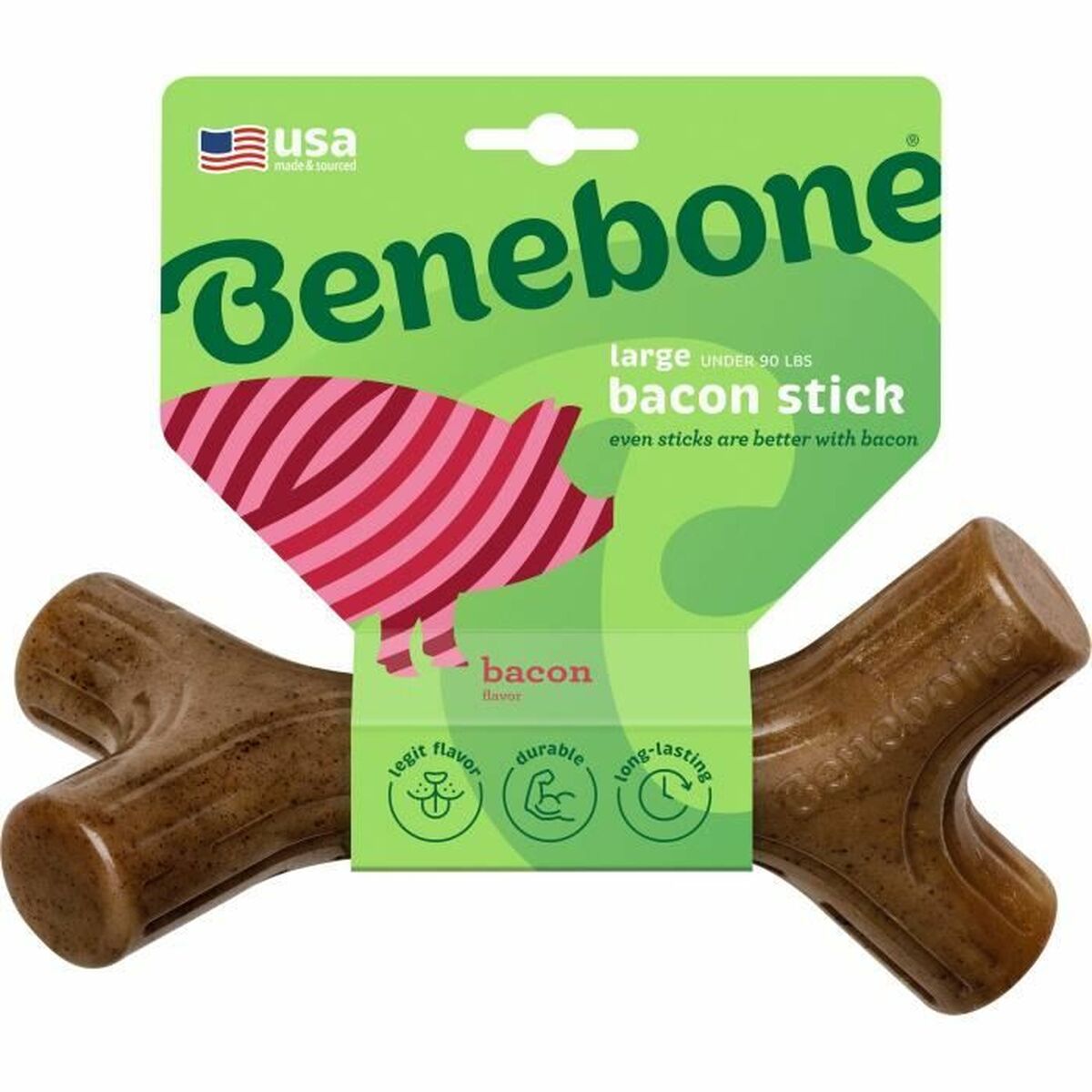 Dog chewing toy Benebone Brown animals - Hilman kauppa