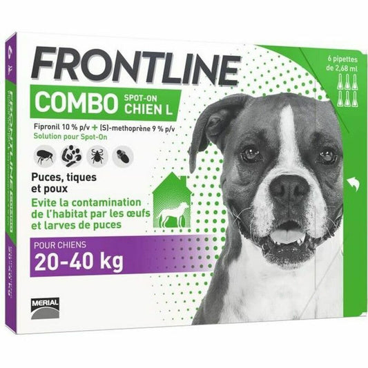 Pipette for Dogs Frontline Combo 20-40 Kg 6 Units - Hilman kauppa