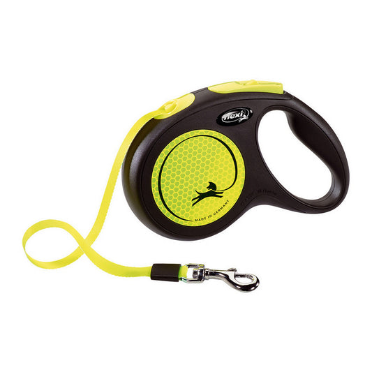 Dog Lead Flexi NEW CLASSIC NEON 5 m Size S - Hilman kauppa