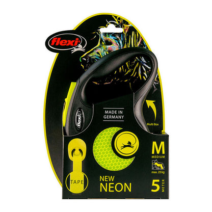 Dog Lead Flexi NEW CLASSIC NEON 5 m Size S - Hilman kauppa