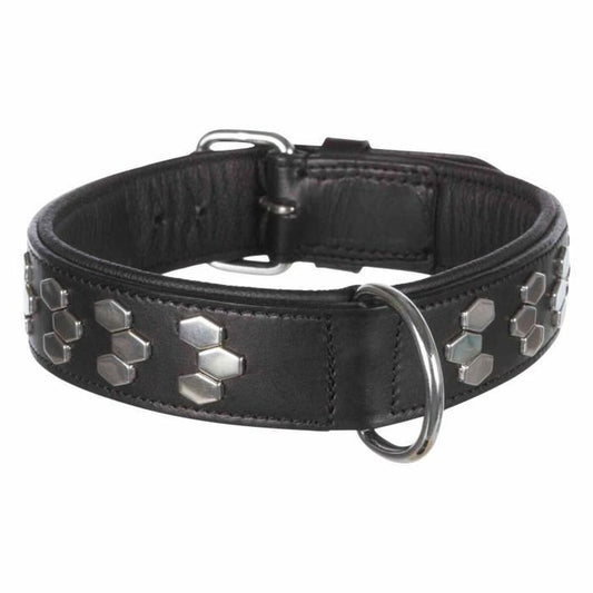 Necklace Trixie 38-45 cm Black Leather - Hilman kauppa