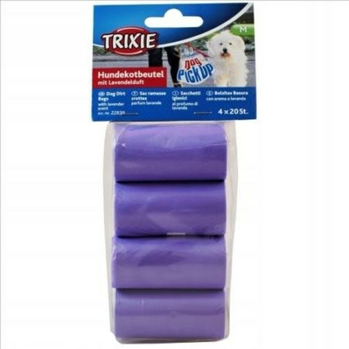 Waste bag Trixie 22839 Purple Plastic (80 Pieces) - Hilman kauppa