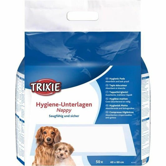 Puppy training pad Trixie Puppy Nappy 40 x 60 cm White 50 Units - Hilman kauppa