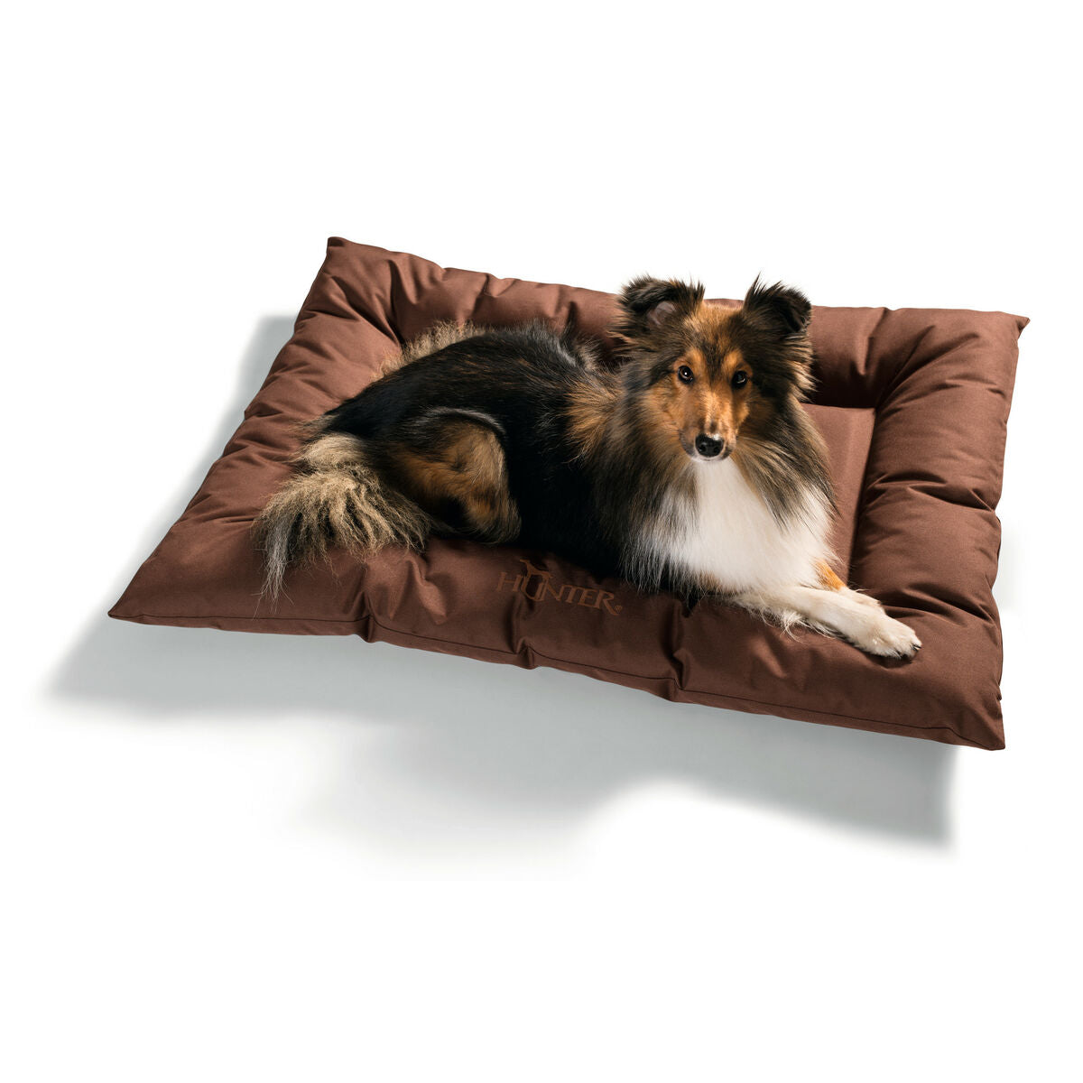 Dog Bed Hunter Gent Anti-bacterial Brown 100x70 cm - Hilman kauppa