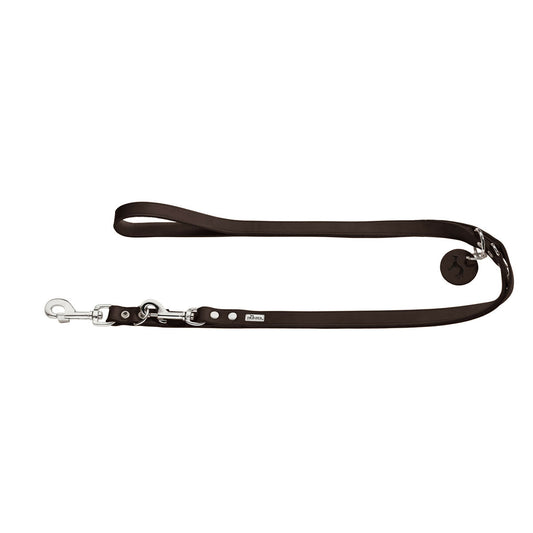 Dog Lead Hunter Brown 2 m Adjustable Leather - Hilman kauppa