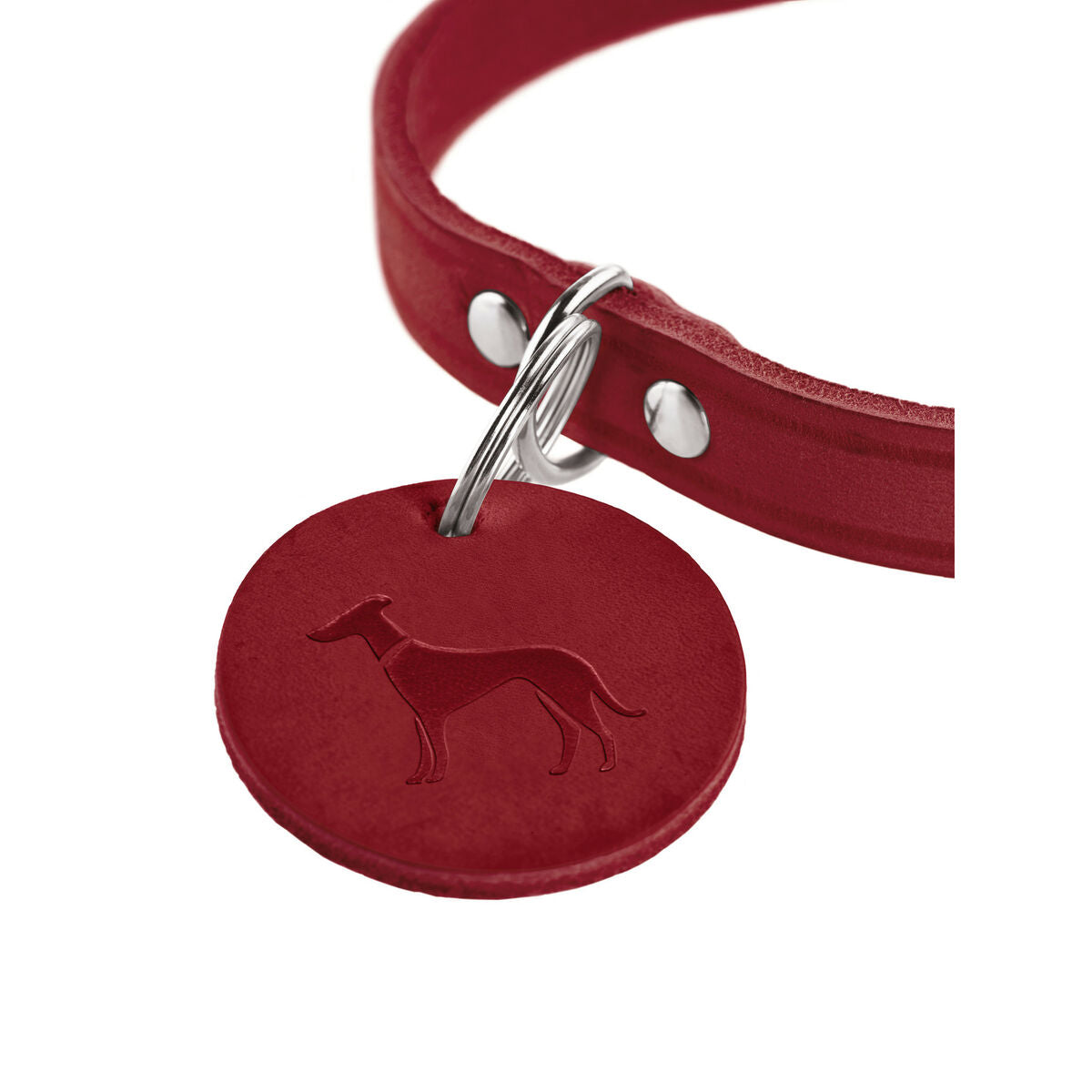 Dog collar Hunter Aalborg Red XS/S 28-33 cm - Hilman kauppa