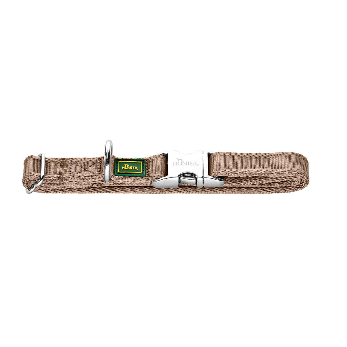 Dog collar Hunter Inari Beige M 30-45 cm - Hilman kauppa