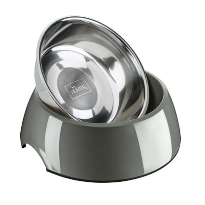 Dog Feeder Hunter Grey 350 ml Stainless steel - Hilman kauppa