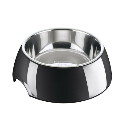 Dog Feeder Hunter Black 1,4 L Stainless steel - Hilman kauppa
