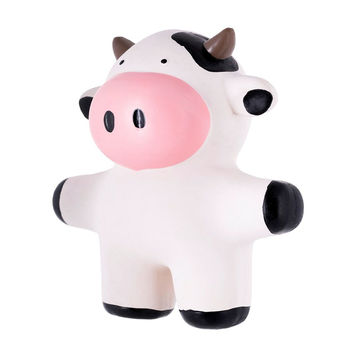 Dog toy Hilton Cow White Black Latex - Hilman kauppa