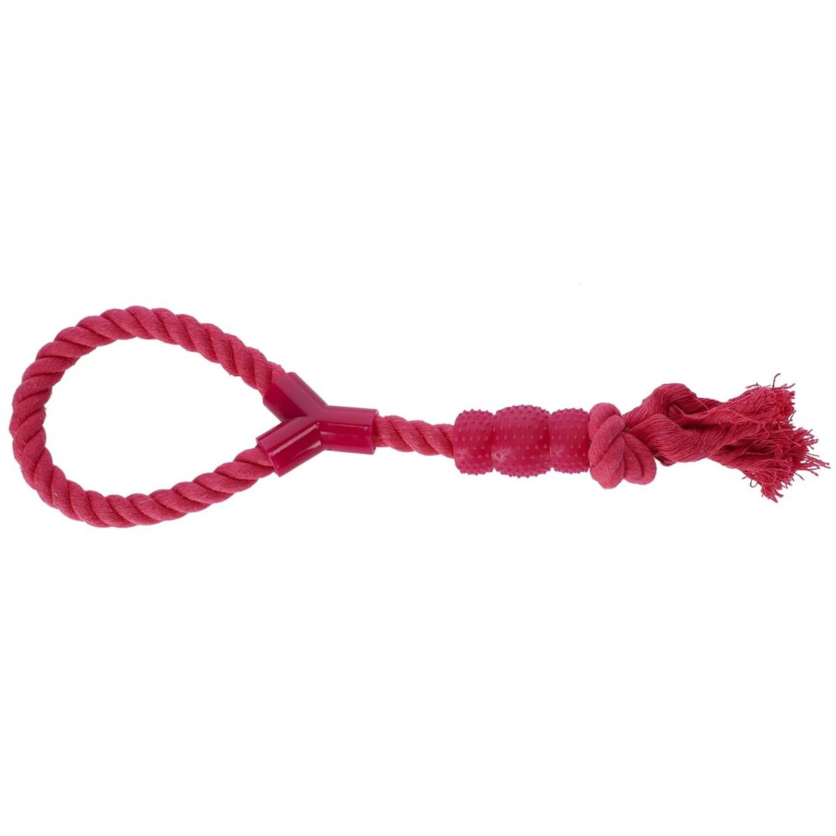 Dog toy Dingo 30080 Pink Cotton Natural rubber - Hilman kauppa