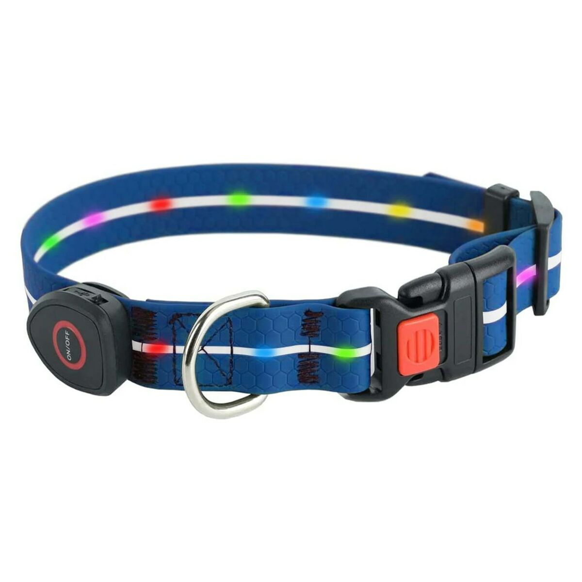 Dog collar Doggy Village MT7113 Blue 60 cm LED - Hilman kauppa