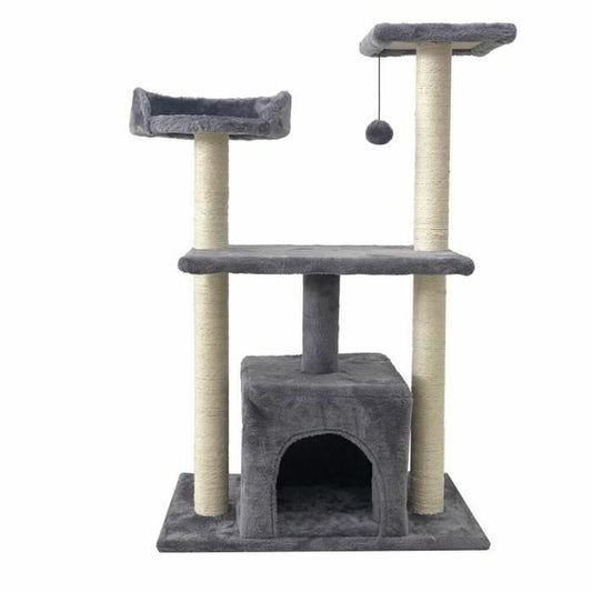 Scratching Post for Cats Romy Grey Ø 7 cm 60 x 40 x 25 cm - Hilman kauppa