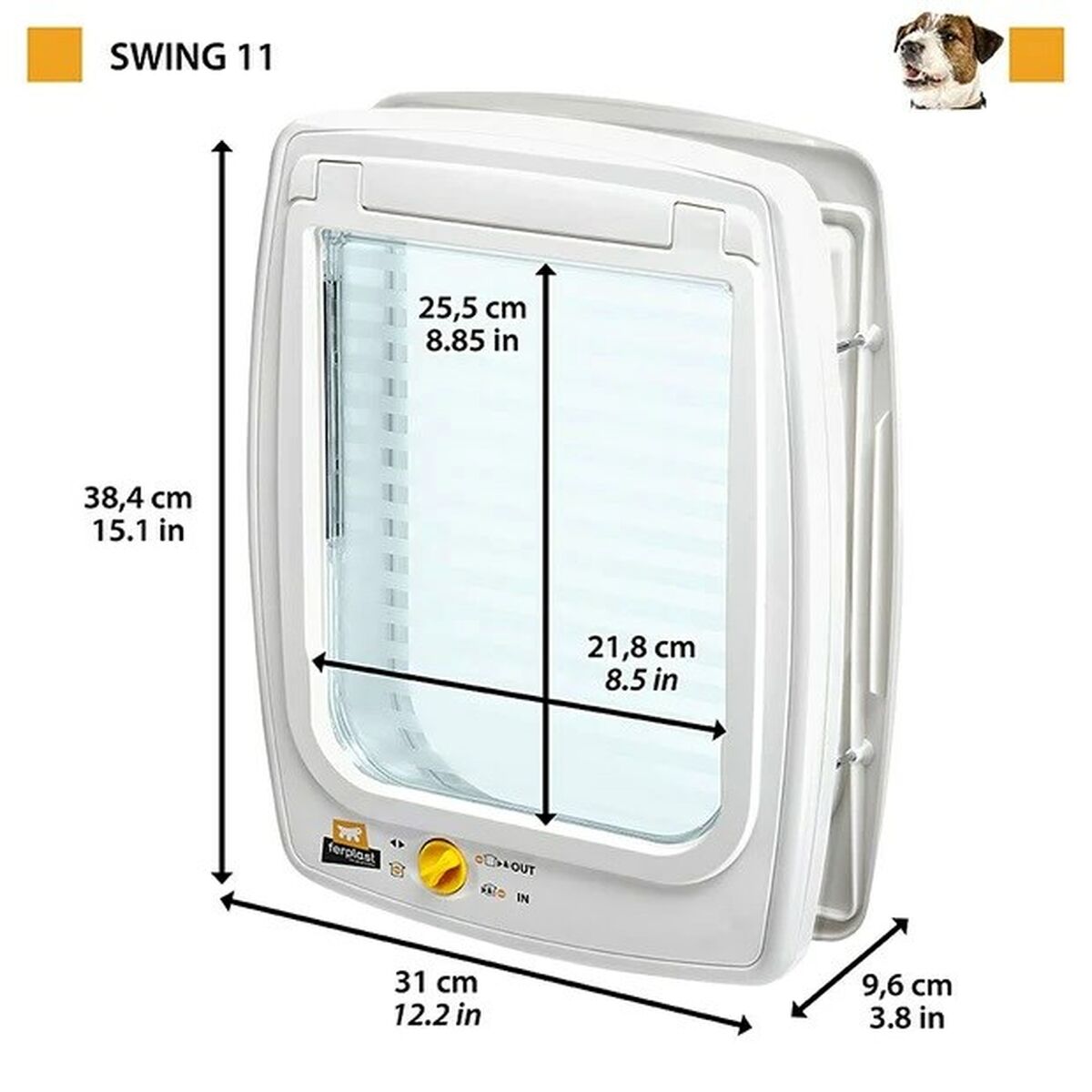 Cat Flap Ferplast Swing Grey - Hilman kauppa
