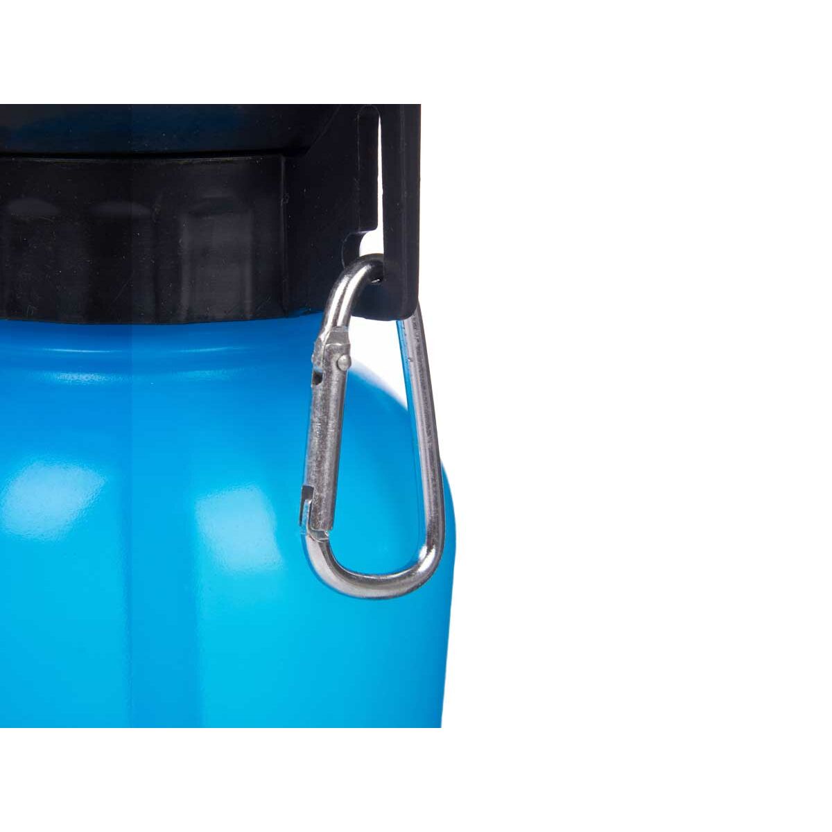 Dog Water Bottle-Dispenser Blue Black Metal Plastic 500 ml - Hilman kauppa