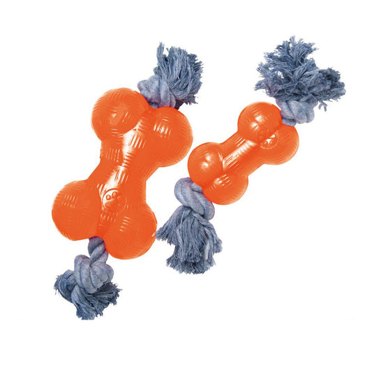 Dog toy Gloria Bone Orange 12 - Hilman kauppa