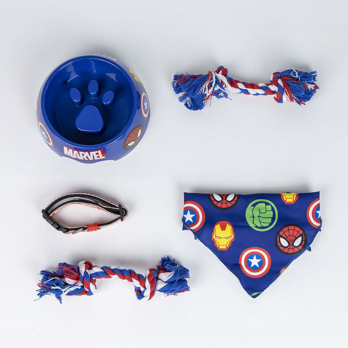 Welcome Gift Set for Dogs The Avengers Blue 5 Pieces - Hilman kauppa