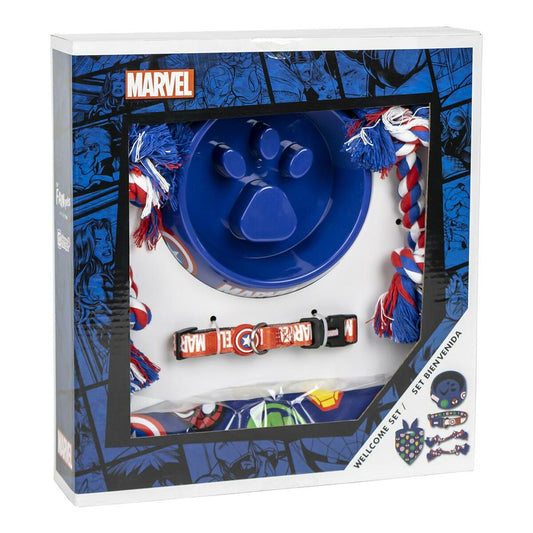 Welcome Gift Set for Dogs The Avengers Blue 5 Pieces - Hilman kauppa