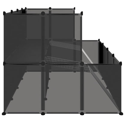 Pieneläinhäkki  143x107x93 cm PP ja teräs - Hilman kauppa