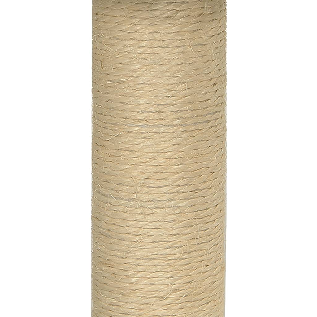 Kissan kiipeilypuu sisal- raapimispylväällä tummanharmaa 74 cm - Hilman kauppa