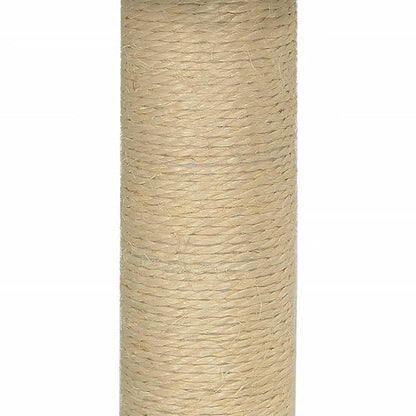 Kissan kiipeilypuu sisal- raapimispylväällä tummanharmaa 74 cm - Hilman kauppa