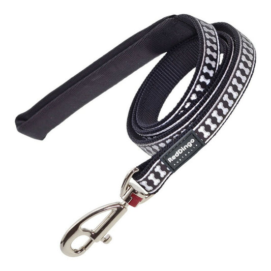 Dog Lead Red Dingo Reflective Black (1,5 x 120 cm) - Hilman kauppa