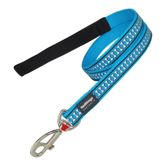 Dog Lead Red Dingo Reflective Turquoise (2 x 120 cm) - Hilman kauppa