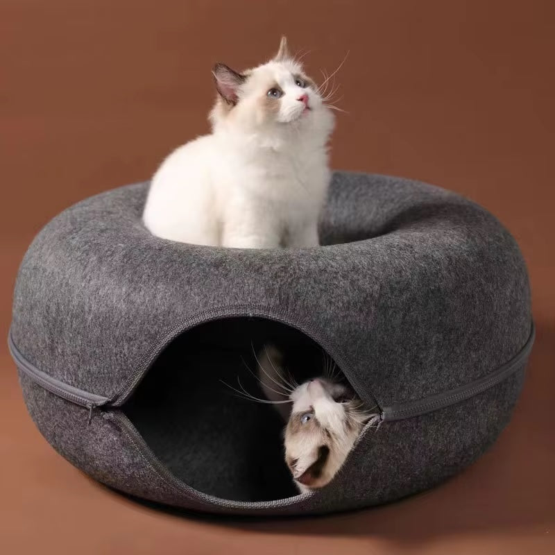 Cat tunnel donut paras kissa tunneli donitsi kissalle huopatunneli peti hilman kauppa