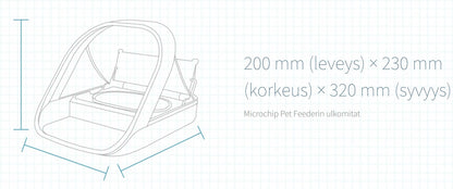 Pet feeding dish SureFlap iMPFWT White Stainless steel Plastic 400 ml - Hilman kauppa