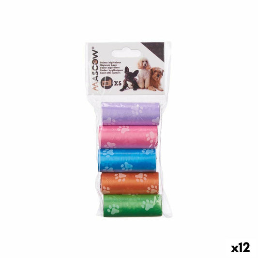 Sanitary bags Multicolour Plastic Pets 5 Pieces (12 Units) - Hilman kauppa