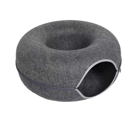 Cat felt tunnel Donut 60 cm