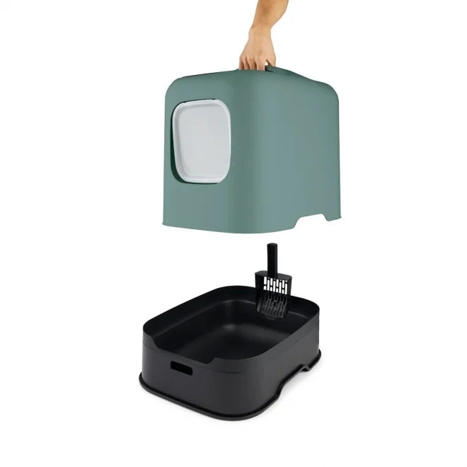 Cat Litter Box Rotho My Pet MISTLETOE Green Plastic - Hilman kauppa