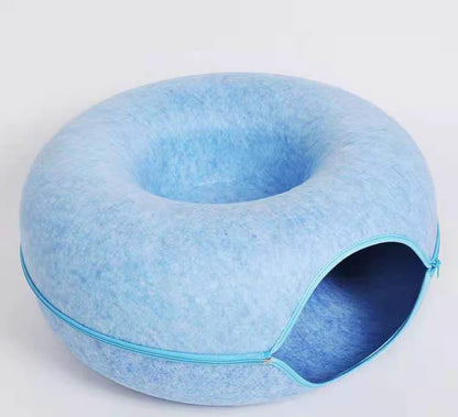 Cat felt tunnel Donut 60 cm