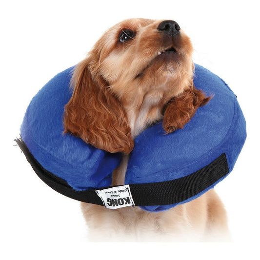 Recovery Collar for Dogs KVP Kong Cloud Blue Inflatable (33-46 cm) - Hilman kauppa
