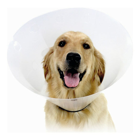Elizabethan Dog Collar KVP Check Transparent (43-57 cm) - Hilman kauppa